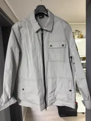 BARBOUR バブアー インターナショナル グレー オーバーサイズ シャツ ジャケットのサムネイル