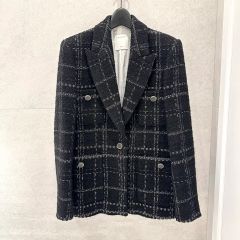 美品✨サイズ42 SAINT LAURENTスパンコールジャケット - メルカリ