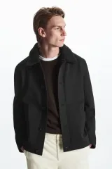 COS ディタッチャブル カラー ツイル ジャケット size L