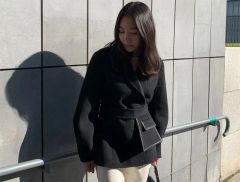 タキマキさん私服着用 alo ジャケット ブレザー 黒 - メルカリ