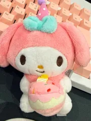 MY MELODY ぬいぐるみ + ケーキ キーホルダー セット