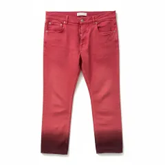 Alexander McQueen red ombre jean 48のサムネイル