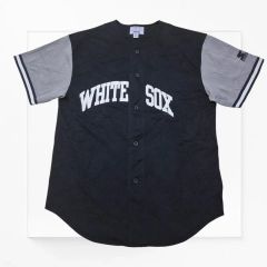 希少 MLB ホワイトソックス フランク トーマス ユニフォーム 刺繍 黒