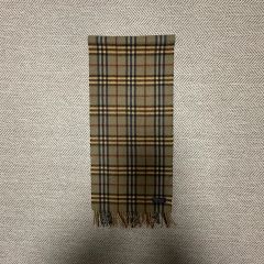 BURBERRY バーバリー マフラー カシミア100% 未使用に近い 小さめ 
