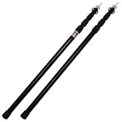 wakufimac アウトドア タープ テント ポール 伸縮 2本セット アルミ 87cm～280cm 調整 ワンポール ヘキサのサムネイル
