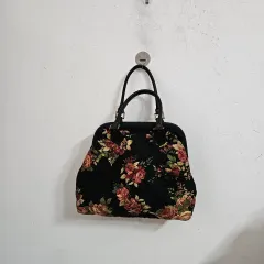 フラワー キルティング トートバッグ