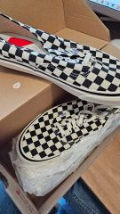 e*6様 Vans チェッカーフレーム Authentic Checker Fl - メルカリ