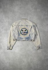 LA Gear デニムジャケット gジャン LAギア ヴィンテージ ショート丈 