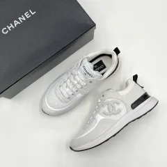 新品 CHANEL シャネル CCロゴ テニス レディース スニーカー 白 G38800