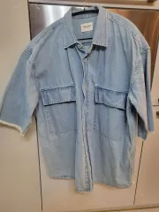 s FEAR OF GOD フィアオブゴッド 6th 半袖 デニムシャツのサムネイル