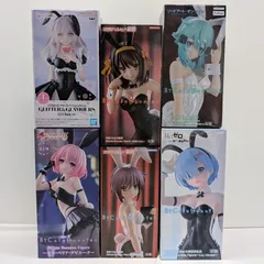 バニーガール　フィギュア　6点　セット