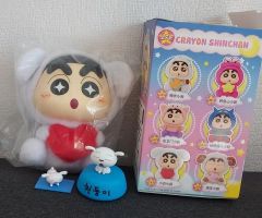 クレヨンしんちゃん ビッグフィギュア、シロのぬいぐるみセット - メルカリ