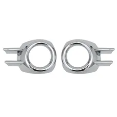 N-BOX カスタム JF1 JF2 前期 フォグランプカバー メッキ ガーニッシュ 外装 ドレスアップ カスタムパーツ フロント フォグランプ カバー 左右セット NBOX Nボックス エヌボックス カスタム 左右 セットのサムネイル