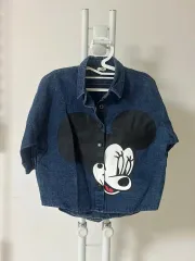 ミッキーマウス キッズ デニムシャツのサムネイル