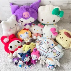 サンリオ ぬいぐるみ 大量まとめ売り 17点セット  Sanrio クロミ シナモロール グッズ  マイメロ ポムポムプリン キティ 1070