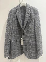 LARDINI 現行 ブートニエール ヘリンボーン テーラードジャケット