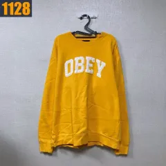 100 OBEY オベイ 起毛 スウェット Tシャツのサムネイル