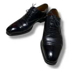UNITED ARROWS green label relaxing LEZANOVA ストレートチップ レザードレスシューズ キャップトゥ 内羽根 フォーマル 革靴 メンズ  サイズ7 ブラック ゴーゴー古着久喜倉庫店 56 No.K1931Yのサムネイル