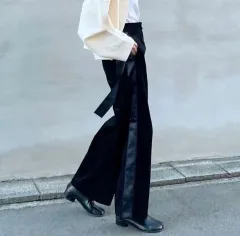 GUxUNDERCOVER コラボ コーデュロイ パンツ ブラック