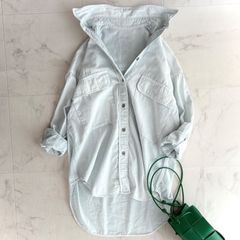 美品♦︎シップス SHIPS／ウエスタンデニムシャツ羽織 大きめ エン 