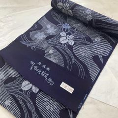 浴衣 紅梅織 堅牢染 三勝染 綿 反物 - メルカリ