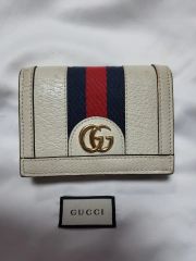 ❤️美品✨ GUCCI コンパクト 長財布 ホワイト ウォレット シルヴィ 