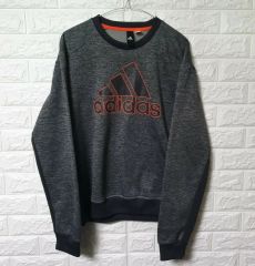 ○F547【US輸入】アディダス スウェットシャツ グレー系 men