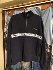COACH ネイビー エッセンシャルフーディー パーカー S - メルカリ