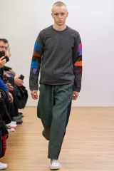 正規品 コム・デ・ギャルソン 19AW Teddy Bear ニット グレー Lのサムネイル