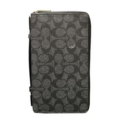 ほぼ未使用 COACH F77288 レザーオーガナイザー 黒 コーチ - メルカリ