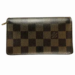 ルイ・ヴィトン LOUIS VUITTON ポルトフォイユ トレゾール ダミエ 二つ折り財布 トアル地 N61736 ユニセックス