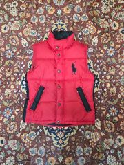 美品！✨Ralph Lauren ダウンベスト レッド Mサイズ - メルカリ