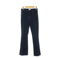 マザー mother THE WEEKENDER FRAY デニムパンツ フレア カットオフ 26 ブルー /HK ■OS
