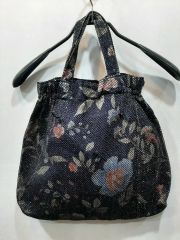 美品✨和装バッグ ビーズバッグ 手刺繍バッグ がま口 総ビーズ