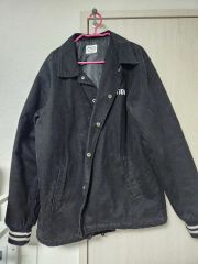 AAPE BY A BATHING APE デニムジャケット パーカー 黒 S - メルカリ
