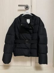 イヴサロモン BLACK ダウンジャケット S 34 yves salomon - メルカリ