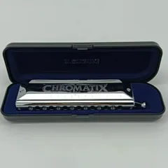 【開梱品/使用済/クリーニング済】SUZUKI スズキ クロマチックハーモニカ スタンダードモデル SCX-56 14穴56音 (3オクターブ半)のサムネイル