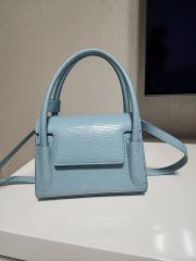 ロエベ ベルト ビッグバックル ブルー レザー 34-85 - メルカリ