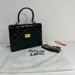 WB217 Private Label プライベートレーベル 2wayバッグ キルティング ショルダーストラップ付 保存袋付 ブラック レディース 鞄のサムネイル