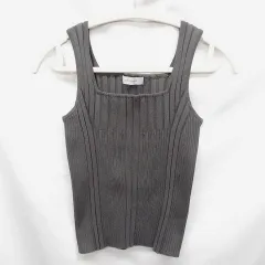 PAGEBOY ページボーイ ミントヤーンスクエアネックタンク グレー系 F □〇のサムネイル