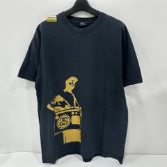 Stussy DJ グラフィック Tシャツ ブラック シャネルロゴ ダブルS 