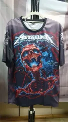 新品) METALLICA ポリ100% 半袖Tシャツ Lサイズ