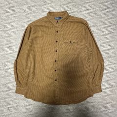 90s Ralph Lauren ネルシャツ エルボーパッチ チンスト付き - メルカリ
