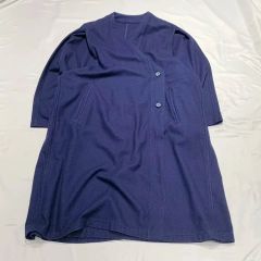 Huis ダウンプルーフコットンふかふかオーバーコート ダークネイビー