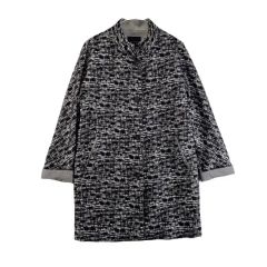 美品 ワイズフォーリビング 総柄コットン ジャージー7分袖 シャツ 日本 