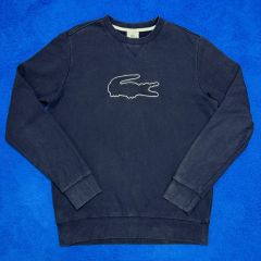 2回着用 Lacoste ラコステ ビッグクロコダイル スウェット sサイズ 