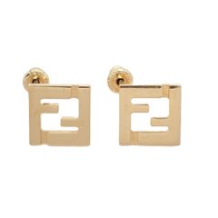 美品】FENDI(フェンディ) FOREVER FF logo ピアス両耳 - メルカリ