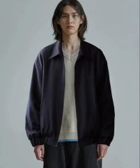 WYM KNIT SHIRT CARDIGAN ニットポロ カーディガン 短丈 - メルカリ