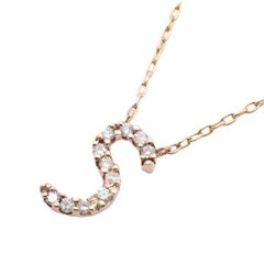 ダイヤモンド♡人気【ソーイ】K10 イニシャル『a』ネックレス 