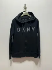DKNY ディーケーエヌワイ スポーツ ブラック フード ジップアップ XSのサムネイル
